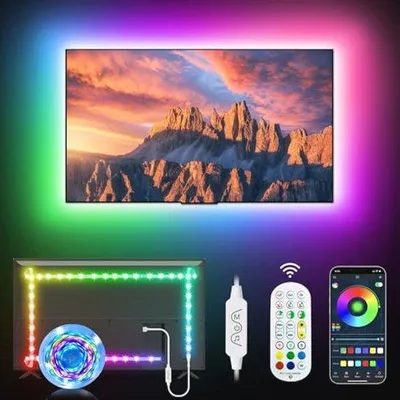 Obrázek produktu pro LED světelný pásek pro televizory o úhlopříčce 32–60 palců s synchronizací s hudbou