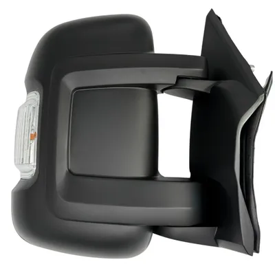 Immagine prodotto di Specchietto retrovisore destro BILMAX di ricambio per Fiat Ducato 2006-2024, ripiegabile elettricamente, con assistente angolo cieco (BSM), nero, 8+4 pin (lato passeggero)