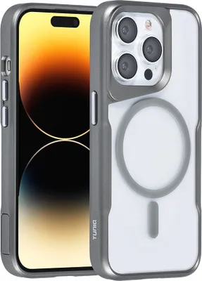 Produktbild von TUNIQ iPhone 14 Pro Back cover case - Magsafe silicone - Grey