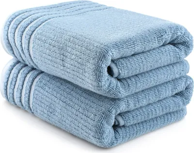 Produktbild von Mijolnir, Mayra - Blue, Handtuch-Set (2-teilig), Blau, 100 % MIKROBAUMWOLLE, 50 x 90 cm