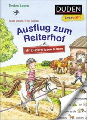 Obrázek produktu pro Duden Leseprofi - Mit Bildern lesen lernen: Ausflug zum Reiterhof, Erstes Lesen