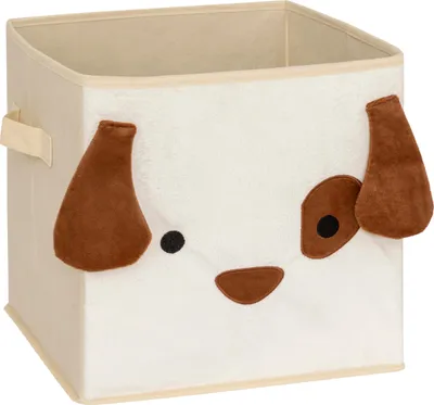 Obrázek produktu pro Textilní kontejner ANIMAL, dětský motiv, 29 x 29 x 29 cm, pejsek