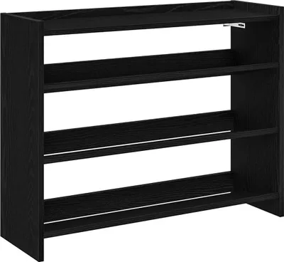 Obrázok produktu pre vidaXL Stojan na topánky čierny 80x25x62 cm materiál na báze dreva