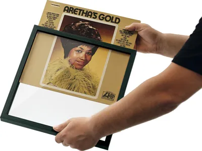 Image de Cadre interchangeable pour vinyle, noir