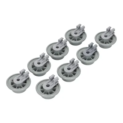 Produktbild von 8x Korbrollen Set Geschirrspüler Unterkorb für Bosch 611475 Küppersbusch 436718