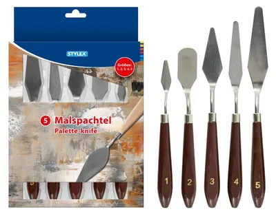Produktbild von 5 Malspachtel / Set mit Größe 1-5