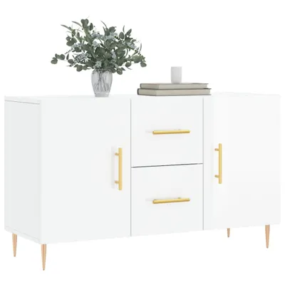 Produktbild von " "Sideboard - praktischem Design - Wohnzimmerschrank - Kommde für Flur - Hochglanz-Weiß 100x36x60 cm Holzwerkstoff NeuMöbel 2809493
