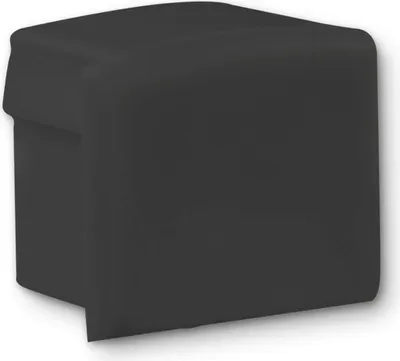 Produktbild von ISOLED Endkappe EC81B schwarz für Profil SURF10, 1 STK