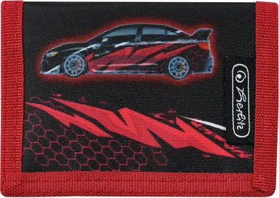 Produktbild von Herlitz Kinder Geldbörse / Geldbeutel / Portemonnaie / "Driven - Rennauto"