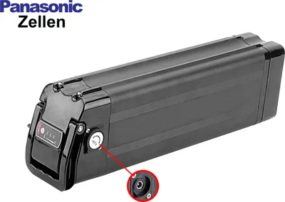 Produktbild von PowerSmart Akku 36V 17.5Ah / 630Wh schwarz für E-Bike Pedelec Panasonic zellen