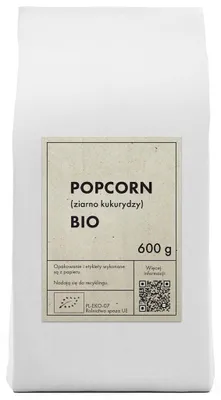 POPCORN (ZIARNO KUKURYDZY) BIO 600 g - THE PLANET