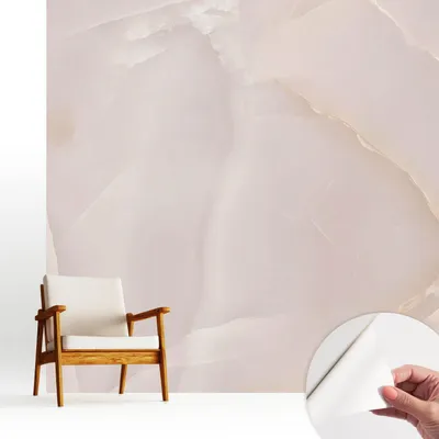 Obrázek produktu pro Samolepicí fototapeta – 250 x 250 cm – tapeta – nástěnná tapeta – nástěnné obrazy – samolepicí fólie – dekorační fólie – tapetová fólie – stěna – dekorace – obývací pokoj – růžový mramor