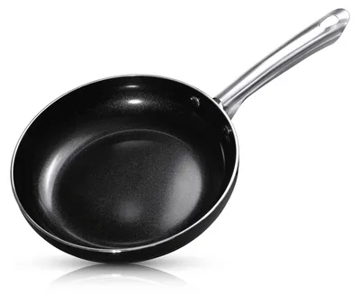 Immagine prodotto di Padella antiaderente, diametro 24 cm, manico in acciaio inossidabile, adatta per piani cottura a induzione