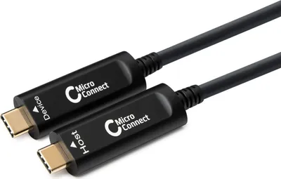 Produktbild von MicroConnect Premium USB-C Glasfaserkabel 15 m