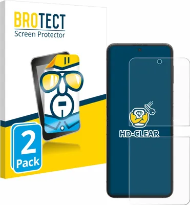 Produktbild von 2x Für Samsung Galaxy Z Flip 5 Schutzfolie BROTECT Displayschutz Display Schutz Folie Klar Transparent