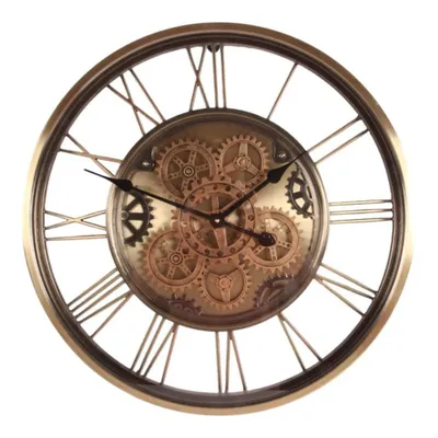 Immagine prodotto di Orologio da parete Bayonne, 62 cm – Oro – Rotondo – Metallo