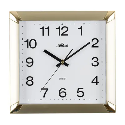 Produktbild von Atlanta Quarzuhr 4457-9, Gold, Wanduhr, Metallic-Look
