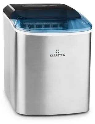 Produktbild von Klarstein Eiswürfelmaschine Klein, 2,1L Eiswürfelbereiter, Eiswürfelmaschine für 12 kg Kleine & Große Eiswürfel, Schnelle Mini-Eiswürfelmaschine, Eiswürfelbereiter Selbstreinigend