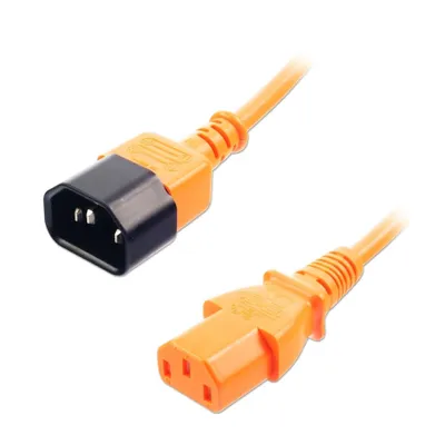 Produktbild von LINDY IEC-Netzverlängerung C14 - C13 orange 2m