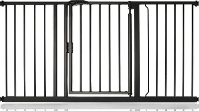 Produktbild von Safetots Druckmontage Selbstschließendes Treppengitter, 147cm - 154cm, Schwarz