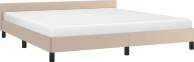 Produktbild von "SALE 2026"Klassische Betten - Braun Bettgestell - Doppelbett mit Kopfteil ohne Matratze Cappuccino 160x200cm Stabli Möbel3694134