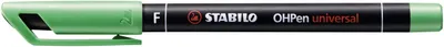 Image de Stabilo® 842/36 Stylo transparent OHPen universal fin permanent vert(S)