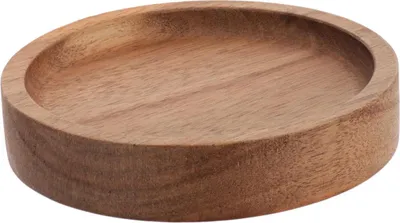 Immagine prodotto di TENDANCE | Portasapone - Rotondo - Legno naturale - Elegante, durevole, resistente all'umidità