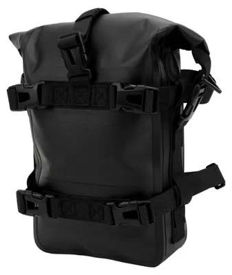 Produktbild von Motorrad-Sturzbügeltasche, 4 L, Wasserdicht, Schnellverschluss, Universelle Hecktasche, Seitentasche für Reisen, Schwarz