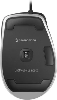 Zdjęcie produktu dla 3Dconnexion CadMouse Compact, Po prawej stronie, Optyczny, USB Typu-A, Czarny