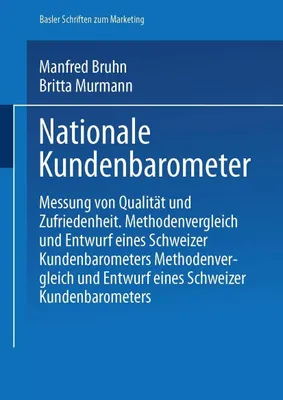 Produktbild von Nationales Kundenbarometer – Messung von Qualität und Kundenzufriedenheit