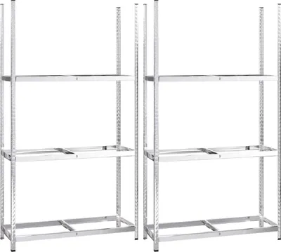 Obrázok produktu pre 3-poschodové stojany na pneumatiky 2 ks 110x40x200 cm oceľ