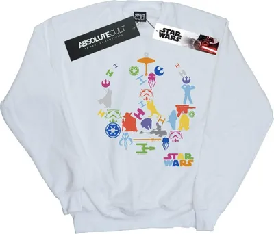 Produktbild von Star Wars - Sweatshirt für Herren BI45831 (XXL) (Weiß)