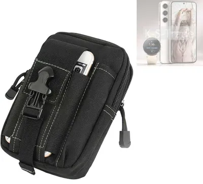 Produktbild von K-S-Trade Gürtel Tasche kompatibel mit Samsung Galaxy S23 Gürteltasche Holster Schutz Hülle Handy Hülle Smartphone outdoor Handy-Hülle schwarz