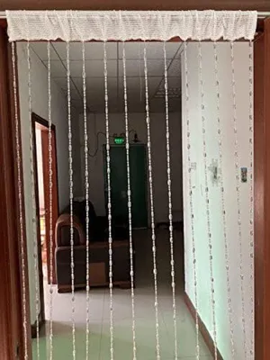 Produktbild von Famanu Türvorhang Perlen - Transparent - 14 Reihen