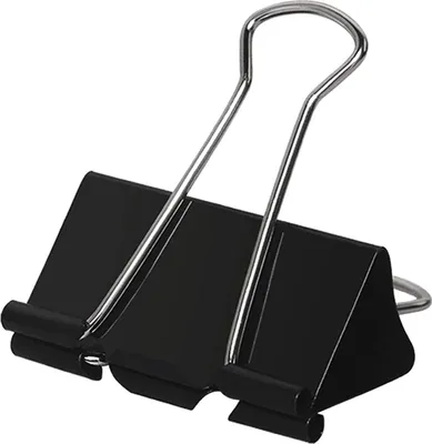 Produktbild von Große Büroklammern, 4 cm (60er-Packung), Schwarz