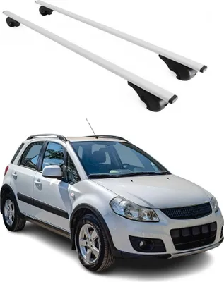 Obrázek produktu pro Příčné střešní nosiče pro Suzuki SX4 2006–2013, barva: stříbrná