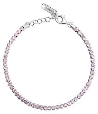 Immagine prodotto di Bracciale tennis con zirconi Fancy Vibrant Pink FVP108