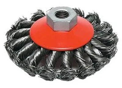 Produktbild von Szczotex Winkelschleifbürste Stahldraht 120mm M14 Professionell