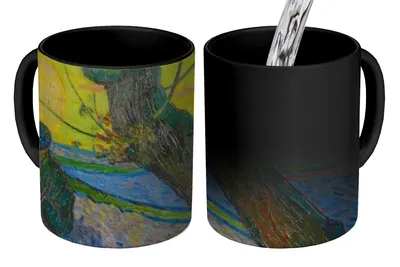 Obrázok produktu pre MuchoWow® Magický pohár Rozsievač - Vincent van Gogh 350 ml Pohár na zmenu farby Darček Nápad na darček - Foto hrnček