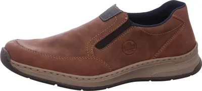 Produktbild von Rieker Herren Slipper Halbschuhe komfortabel Stretcheinsätze lose Einlagen 14362, Größe:43 EU, Farbe:Braun
