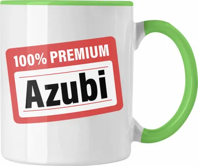 Produktbild von Trendation - 100% Premium Azubi Tasse Geschenk für Azubis Bester Auszubildender Prüfung Bestanden Azubi (Grün)