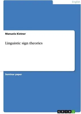 Produktbild von Linguistic sign theories