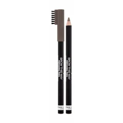 Zdjęcie produktu dla Rimmel Brow This Way Professional kredka do brwi ze szczoteczką 005 Ash Brown