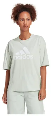 Zdjęcie produktu dla Adidas HK0508_230, Koszulka, Damski, Zielony, S, Wycięcie pod szyją, Krótki rękaw
