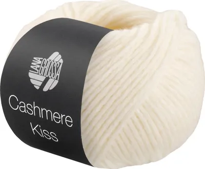 Produktbild von Lana Grossa - Cashmere Kiss 0109 weiß