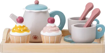 Obrázek produktu pro Bloomingville Gentrim Hrací set, potraviny, šedá, překližka