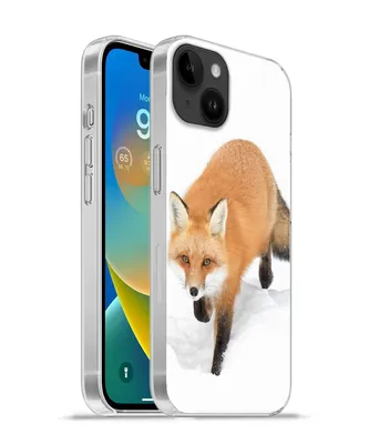 Produktbild von MuchoWow® Handyhülle Schutzhülle Hülle für Apple iPhone 14 Plus - Soft case Fuchs - Schnee - Winter Silikon Softcase Handy Hülle - Abbildung