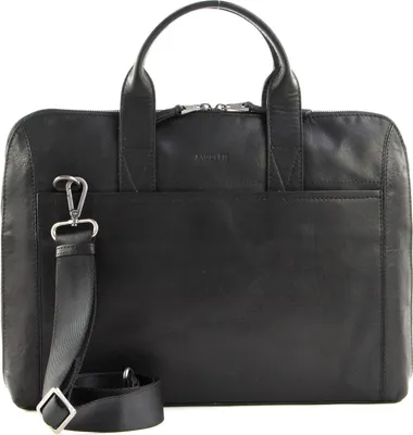 Produktbild von SADDLER Businesstasche Umhängetasche mit Laptopfach Gustav Computer Bag Black schwarz
