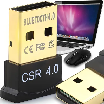 Zdjęcie produktu dla Mini USB BT Bluetooth Adapter Stick Nano Dongle PC Laptop Bezprzewodowe słuchawki bezprzewodowe Głośniki Myszy Klawiatura Windows Linux Mac Czarny Retoo