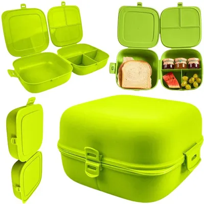 Produktbild von Frühstücksbehälter Lunchbox Unterteilte Lunchbox Groß XL